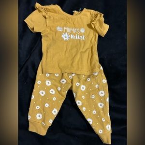 Chick Pea “mommy’s mini” outfit, baby girl 6-9 months